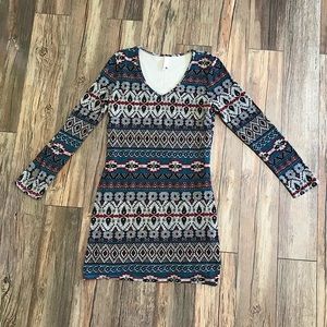 Pink Owl Apparel Long Sleeve Mini Dress